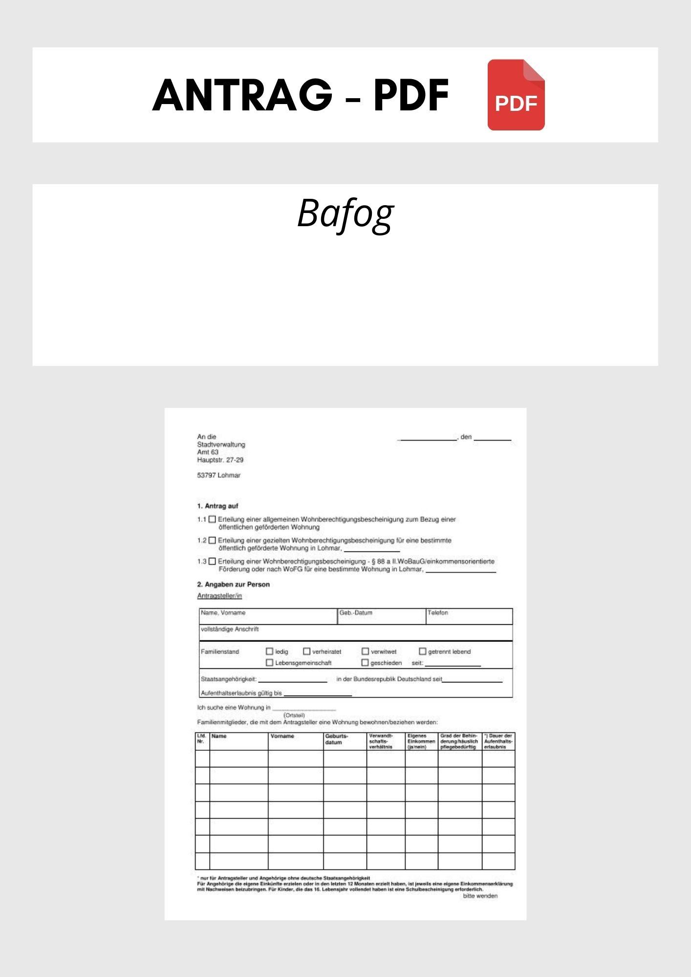Bafög-Antrag